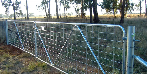 Puerta de ganado galvanizado de trabajo pesado / puertas de ganado 1,7 m