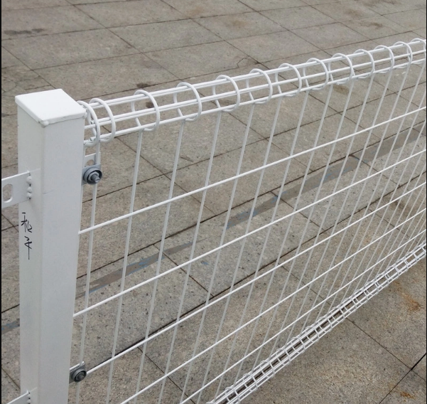 Cerca soldada con autógena 4.5m m del jardín del alambre del círculo del doble de la construcción 0