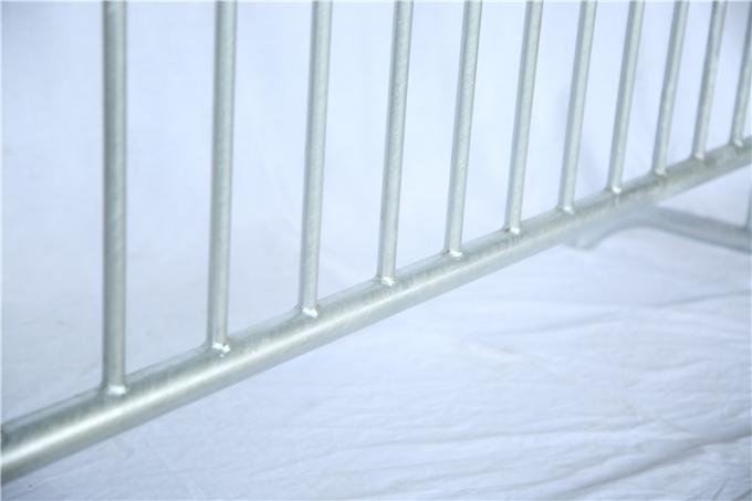 Barricadas de acero galvanizado de trabajo pesado Concierto Bajo mantenimiento 12