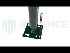 Cómo instalar los paneles de la cerca 3D con el poste del melocotón