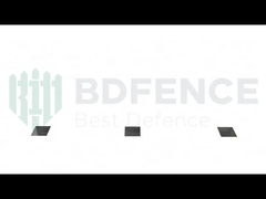 Seguridad anti del hurto anti de la subida que cerca el panel de visión claro revestido del polvo 358