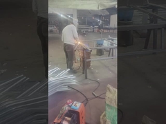 Soldadura del marco y postes de la cerca de eslabones de cadena galvanizada por inmersión en caliente