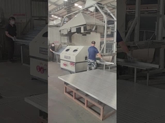 Se está perforando un poste de la cerca