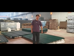 El green four-bend anti-climb fence es realmente hermoso