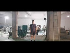 Proceso de producción de postes de 60*60 mm para cercas de seguridad de malla en V