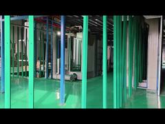 Envío a los Estados Unidos de un poste verde de 80*80 mm.