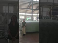 Valla de seguridad de malla V con marco metálico de 50*50 mm con recubrimiento en polvo