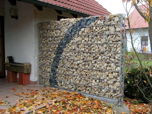Pvc Coated Fence Gabion Retaining Wall Cages