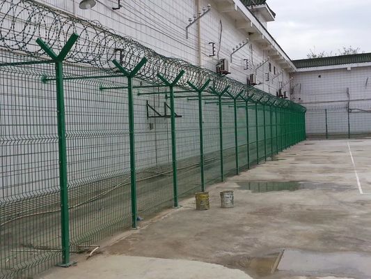 Razor Barbed Wire Anti Climb Airport Security Fencing