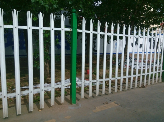 Metal Negro Seguridad 6x8 Acero Piquete de la cerca de la lanza de la cerca de los paneles del jardín al aire libre Galvanizado de hierro forjado de acero de la cerca de los paneles