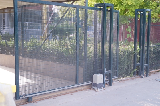 Puerta doble tubular de acero galvanizada de la puerta de la cerca del jardín de la inmersión caliente del exterior
