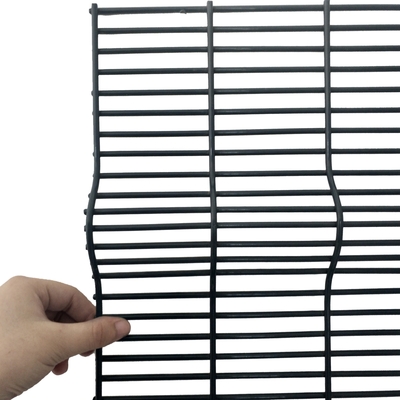 Prisión de alta seguridad 3.0 mm 358 Anti Climb Fence Paneles Anti Cut Clear Vu