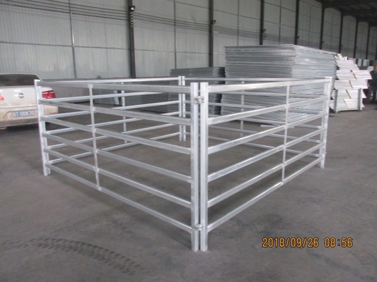 Paneles portátiles de plata de alambre para ganado de 6 pies x 10 pies resistentes a la intemperie