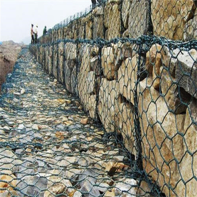 Pared de contención de jardín de gabón de malla de alambre de hierro 2*1*1m 200x100x50mm