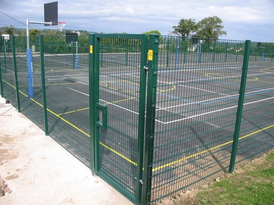 Recinto de alambre doble galvanizado en polvo 656 868 Para la escuela