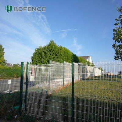 Jardín de alta calidad revestido con polvo de malla de alambre soldado 3D panel de cerca de malla de precio barato sostenible