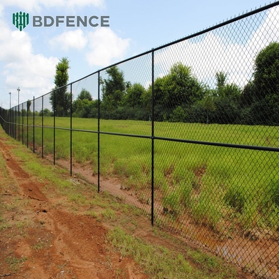 76mm Post Rail Chain Link Valla perfecta para campos de deportes y patios traseros