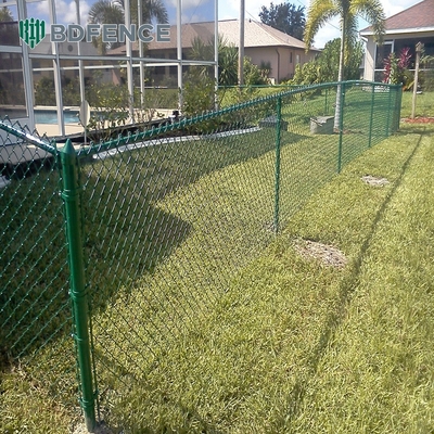 Cerco de alambre ciclón para el jardín en 8 pies de altura y 2,0-6,0 mm de diámetro de alambre
