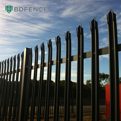 Alta seguridad cerco tubular de metal galvanizado para montaje fácil y sostenible