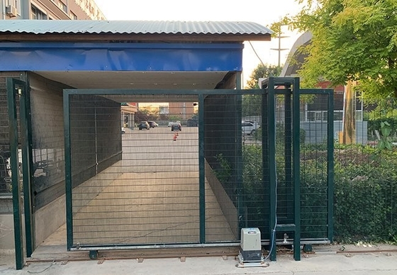 Puerta corredera de cerco de acero personalizable para casa y jardín 5.0m de ancho