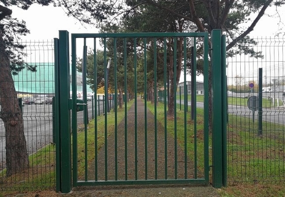 Puerta corredera de cerco de acero personalizable para casa y jardín 5.0m de ancho