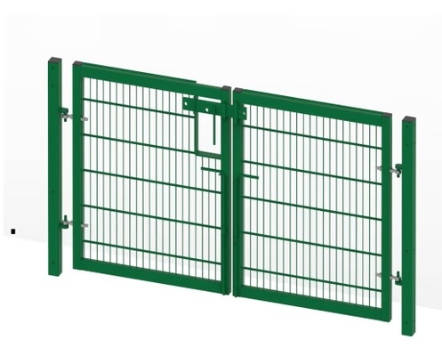 Puerta corredera de cerco de acero personalizable para casa y jardín 5.0m de ancho