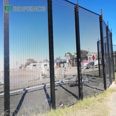 358 de seguridad galvanizado cercas antiascensión tratados térmicamente