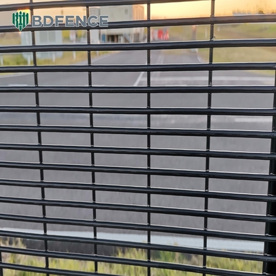 verde negro acero galvanizado perímetro de seguridad de metal antiascensión seguridad de malla soldada