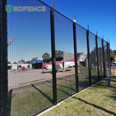 358 de seguridad galvanizado cercas antiascensión tratados térmicamente