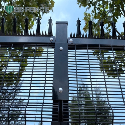 358 malla de alambre Clearview metal acero exterior claro paneles de vallas de seguridad clara vista