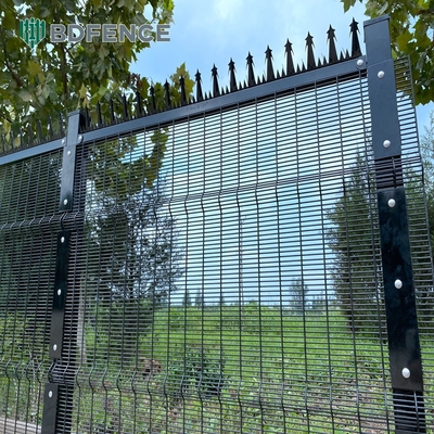 358 malla de alambre Clearview metal acero exterior claro paneles de vallas de seguridad clara vista