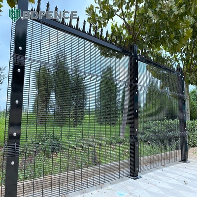 358 malla de alambre Clearview metal acero exterior claro paneles de vallas de seguridad clara vista
