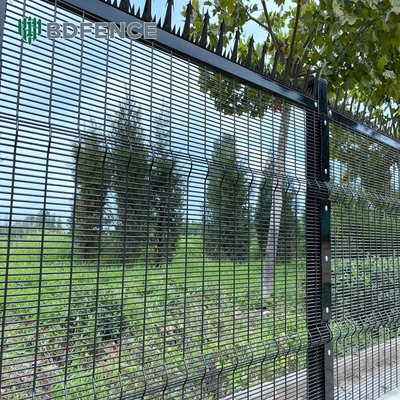 358 malla de alambre Clearview metal acero exterior claro paneles de vallas de seguridad clara vista
