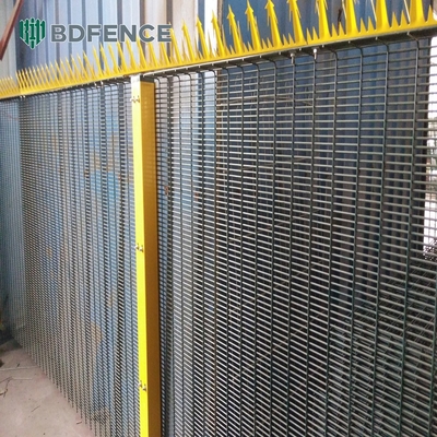 Galvanizado Clearvu de alta seguridad 358 Recinto antiascensión Recinto de plástico revestido de metal Recinto de malla de vidrio Clear Vu Recinto de vista sin ascensión