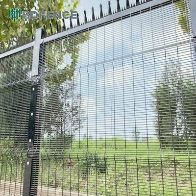 Panel de cercas de alta seguridad personalizables cercas de malla de alambre de pequeño agujero arquitectónico cercas de malla de alambre anti escalada 358 cercas de malla soldada o de seguridad