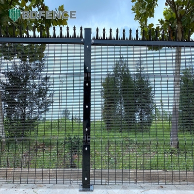Panel de cercas de alta seguridad personalizables cercas de malla de alambre de pequeño agujero arquitectónico cercas de malla de alambre anti escalada 358 cercas de malla soldada o de seguridad
