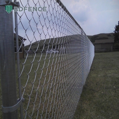 4FT 5FT 6FT 2m 8FT Campo de la granja cercas galvanizadas de enlace de cadena de acero malla de alambre cercas metálicas