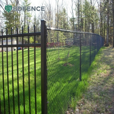 4FT 5FT 6FT 2m 8FT Campo de la granja cercas galvanizadas de enlace de cadena de acero malla de alambre cercas metálicas