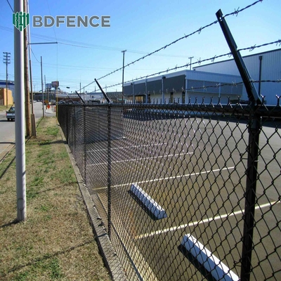 6 9 10 Medida Ciclón alambre de cerca 4ft 5ft 6ft 7ft 8ft 10ft industria galvanizado cadena de enlace cercas de rollo