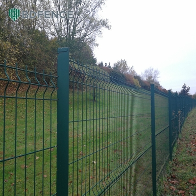 Inicio Seguridad al aire libre Valla de alambre curvado soldado 3D Valla de jardín de PVC curvado soldado