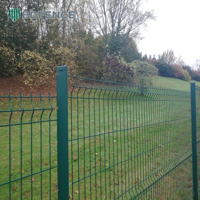 Inicio Seguridad al aire libre Valla de alambre curvado soldado 3D Valla de jardín de PVC curvado soldado