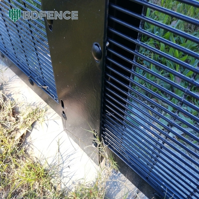 claro vu Picos de la pared de la frontera de metal paneles de cercas de seguridad antiascensión