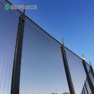 claro vu Picos de la pared de la frontera de metal paneles de cercas de seguridad antiascensión