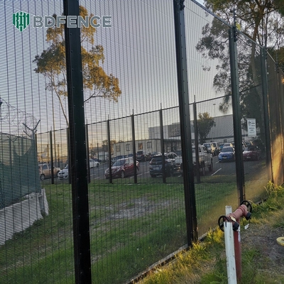 claro vu Picos de la pared de la frontera de metal paneles de cercas de seguridad antiascensión