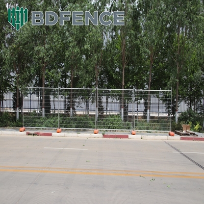 Barreras metálicas para peatones de seguridad vial temporal con distancia interna del tubo 110 mm 120 mm 150 mm