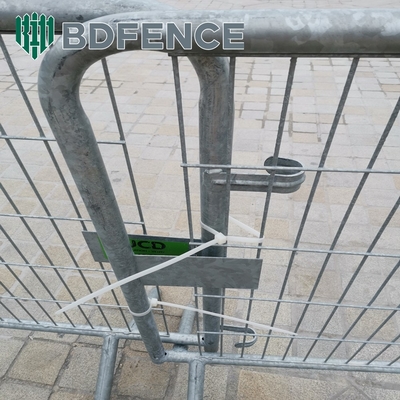 Barricadas de acero galvanizado de trabajo pesado Concierto Bajo mantenimiento