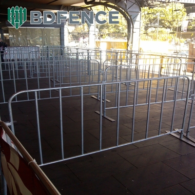 Cercas de perímetro temporal 3D / cercas de barreras de multitudes 2.4 x 2.95m