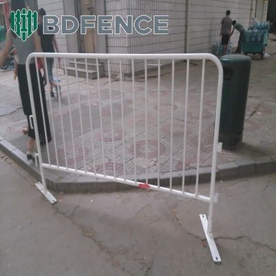 Barricada de acero y metal portátil / tráfico por carretera