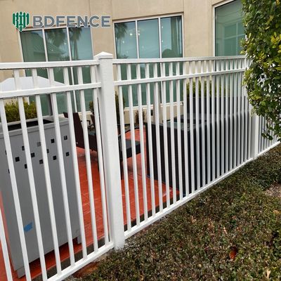 Barreras de protección de acero tubulares de aluminio moderno personalizables-Eco-amigable resistente al agua, protección contra robos, cercas de seguridad recubiertas de polvo