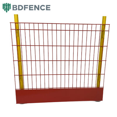 Proveedor de vallas de borde de alta calidad, valla de borde fuerte para exteriores, valla de protección de borde para obras de carreteras